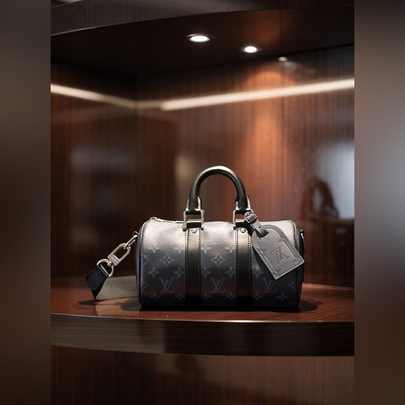 Louis Vuitton Handbags - Louis Vuitton Keepall Bandoulière 25 Monogram Eclipse Reverse Canvas Bag